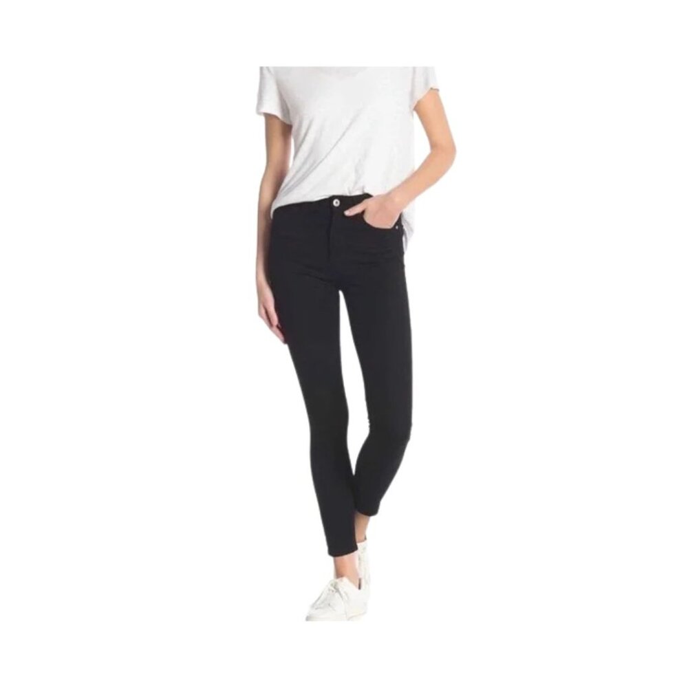 Articles Of Society Black Skinny Crop Denim Jean Size 26